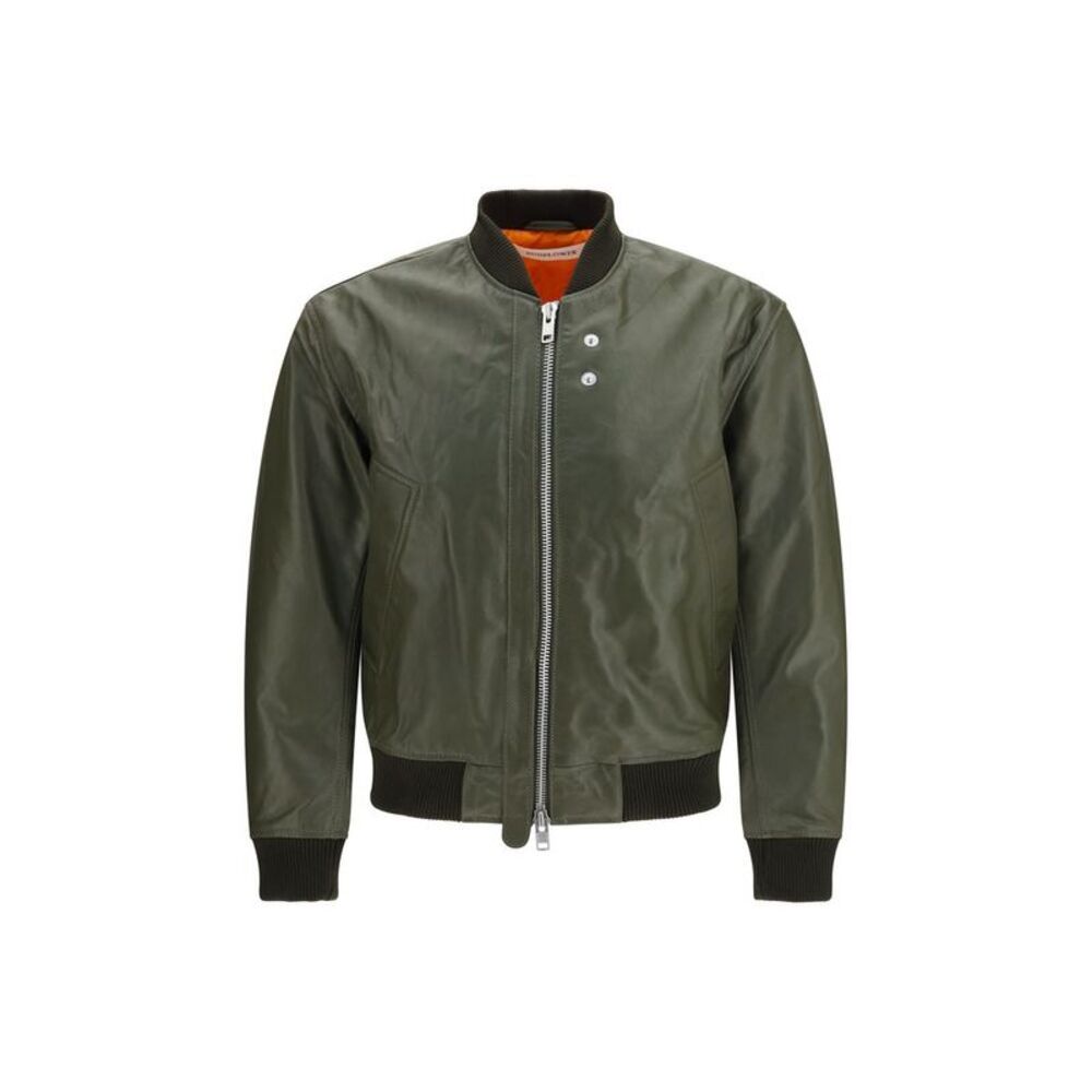 Sunflower Bicolor Calf Leather Bos Taurus Men's Bomber